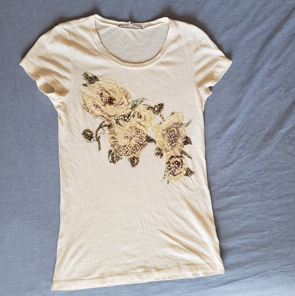 J. Crew Tops - Jcrew Flower Tee